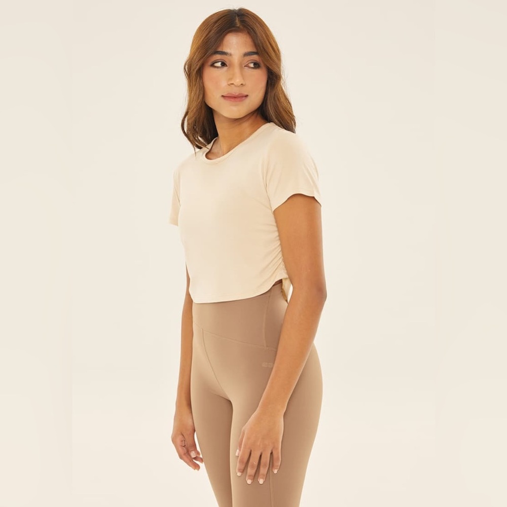 CHEAK Baby T Super Cropped
Cashew Classic Tan Women's Top